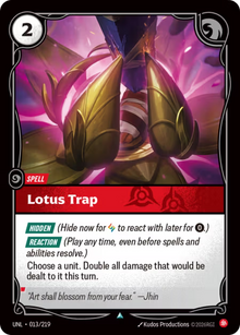 Lotus Trap [Uncommon] UNL 013/219 - Riftbound Unleashed