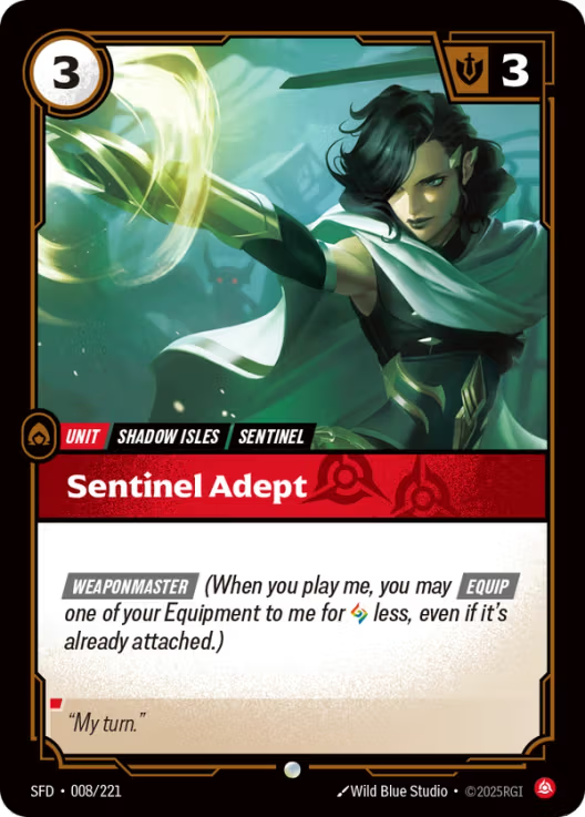 Sentinel Adept [Common] SFD 008/221 - Riftbound Spiritforged