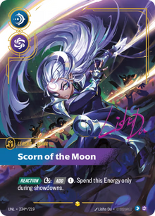 Diana - Scorn of the Moon [Signature Overnumbered] UNL 234*/219 - Riftbound Unleashed