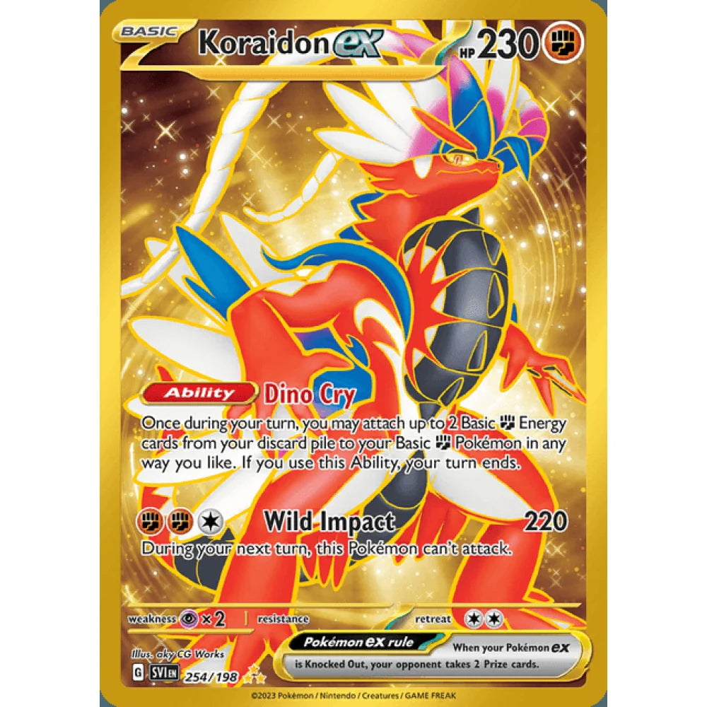 Koraidon ex [Gold Secret Rare] #254/198 - Scarlet & Violet