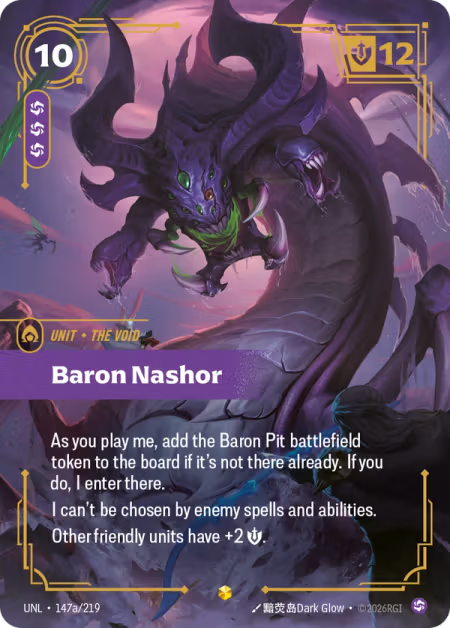 Baron Nashor [Alternate Art] UNL 147a/219 - Riftbound Unleashed
