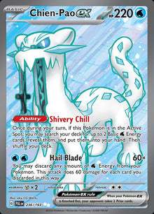 Chien-Pao ex [Ultra Rare] 236/193 - Pokémon Paldea Evolved