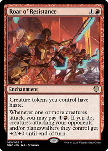 Roar of Resistence - MTG Commander: Phyrexia: All Will Be One R 15