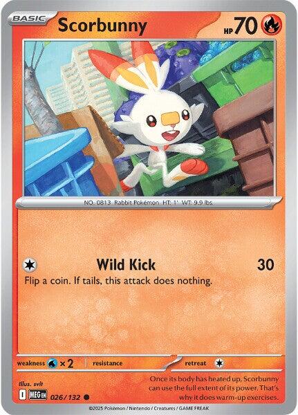 Scorbunny [Common] #026/132 - Pokemon Mega Evolution