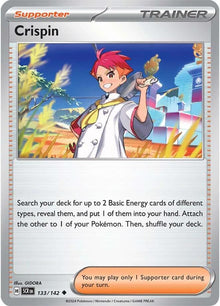 Crispin [Uncommon] #133/142 - Pokemon Stellar Crown