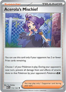 Acerola's Mischief [Uncommon] #113/132 - Pokemon Mega Evolution