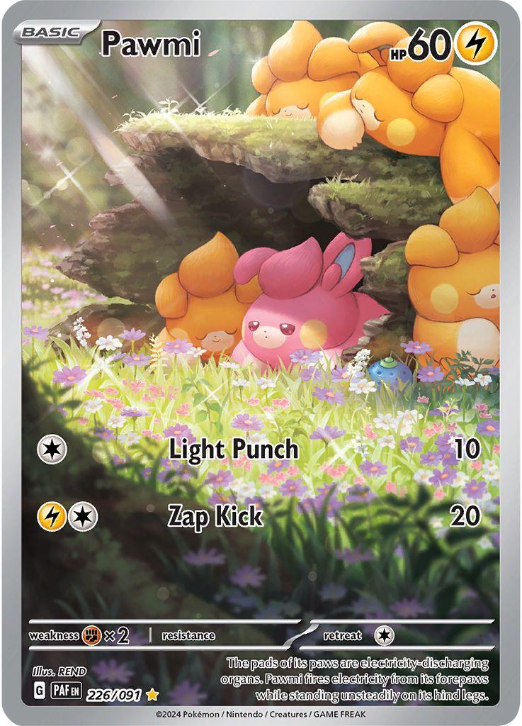 Pawmi [Illustration Rare] #226/091 - Paldean Fates