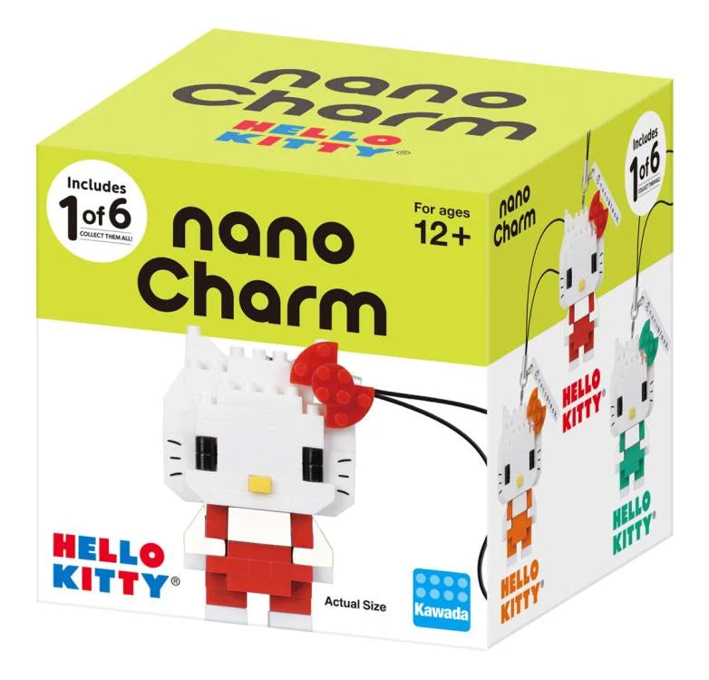 Kawada Nano Charm - Hello Kitty Colors Blind Box Phone Charm (1 Blind Box)
