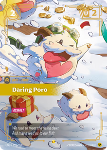 Daring Poro [Overnumbered] UNL 225/219 - Riftbound Unleashed