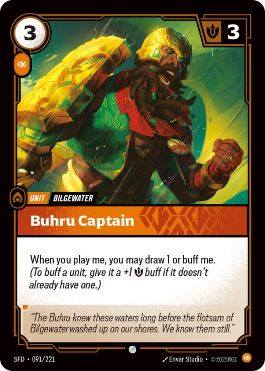 Buhru Captain [Common] SFD 091/221 -  Riftbound Spiritforged