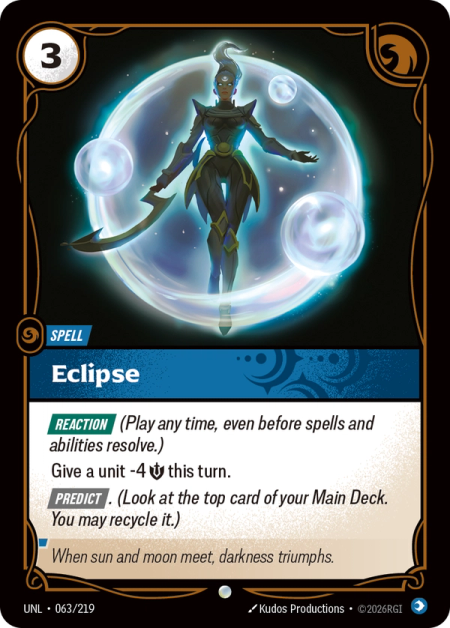 Eclipse [Common] UNL 063/219 - Riftbound Unleashed