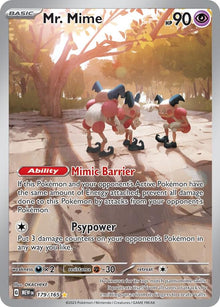 Mr. Mime [Illustration Rare] #179/165 - Pokemon 151