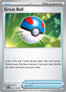 Great Ball [Uncommon] #183/193 - Pokemon Paldea Evolved