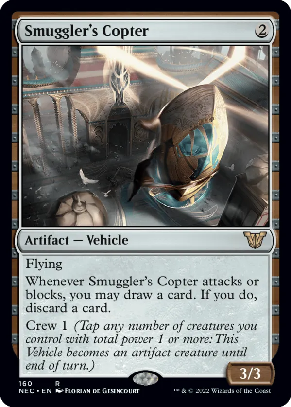 Smuggler's Copter - Magic: The Gathering • R 160 Commander: Kamigawa: Neon Dynasty