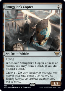 Smuggler's Copter - Magic: The Gathering • R 160 Commander: Kamigawa: Neon Dynasty