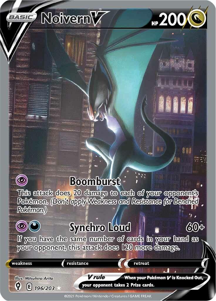 Noivern V (Alternate Full Art) [Ultra Rare] 196/203 - Pokémon Evolving Skies