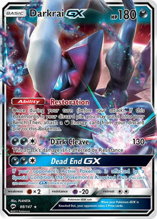 Darkrai GX [Ultra Rare] #88/147 - Pokemon Burning Shadows