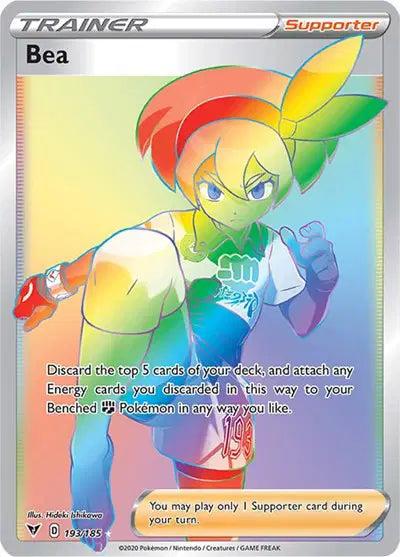 Bea (Secret) [Secret Rare] 193/185 - Pokemon Vivid Voltage