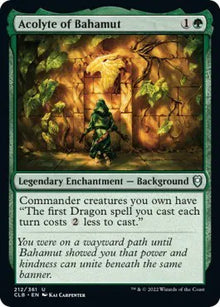Acolyte of Bahamut - MTG Commander Legends: Battle for Baldur's Gate U 212