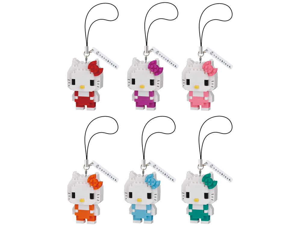 Kawada Nano Charm - Hello Kitty Colors Blind Box Phone Charm (1 Blind Box)