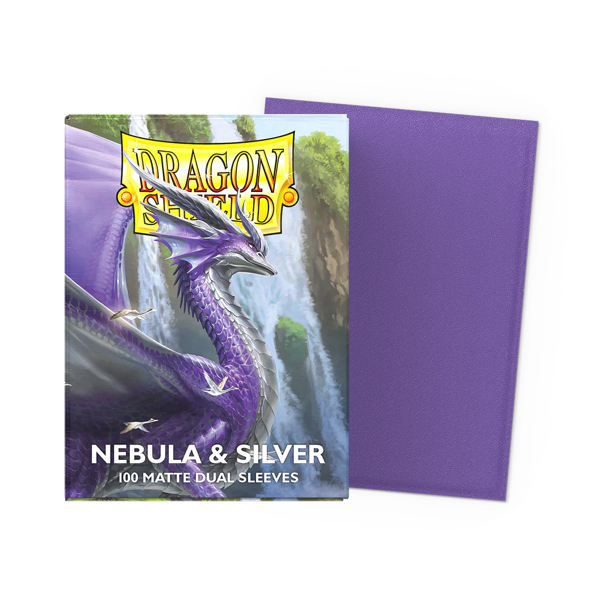 DRAGON SHIELD MATTE DUAL NEBULA & SILVER 100ct