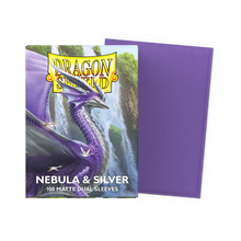 DRAGON SHIELD MATTE DUAL NEBULA & SILVER 100ct