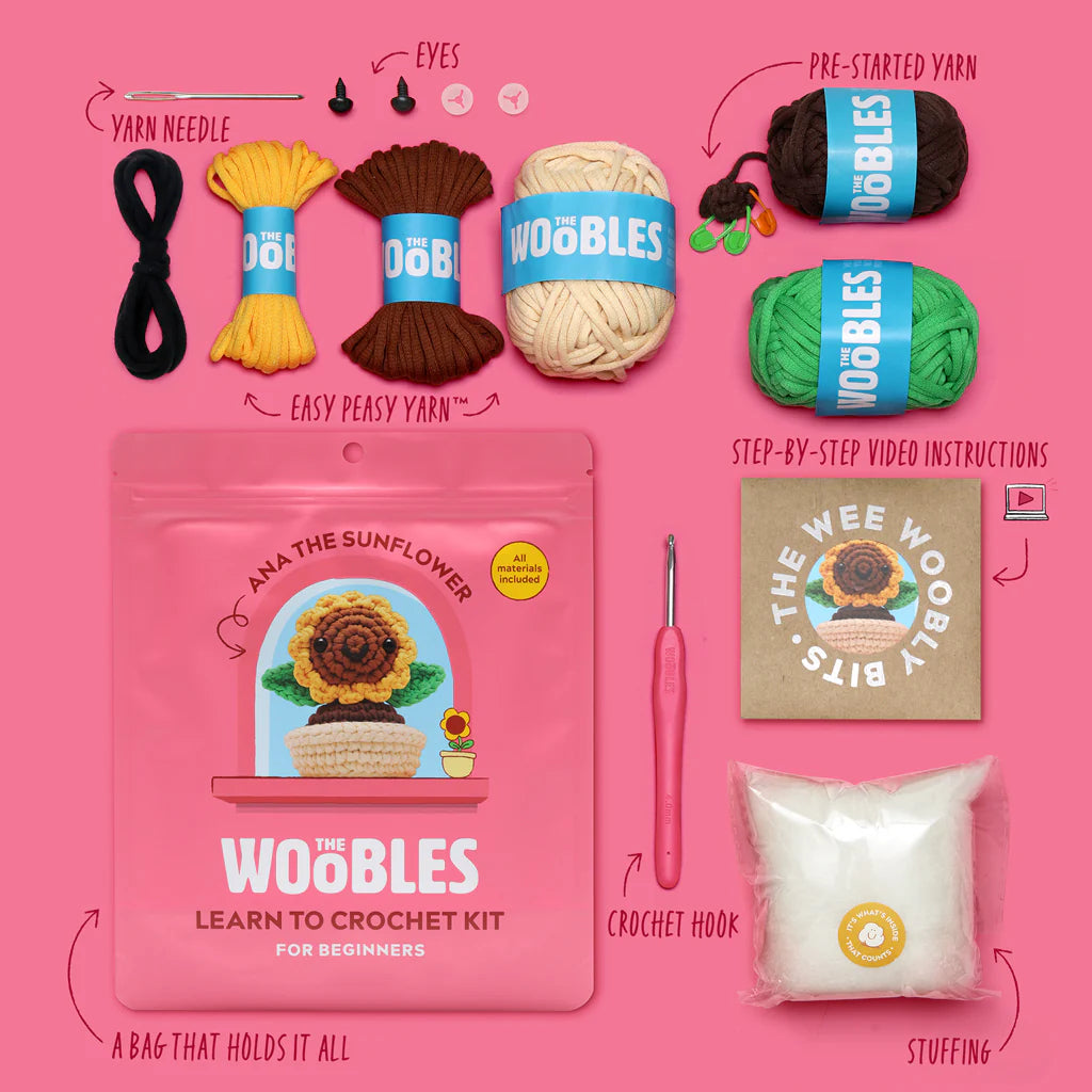 [The Woobles] Ana the Sunflower Crochet Kit