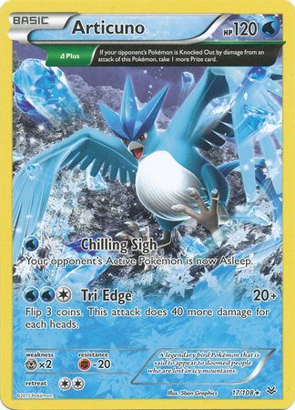 Articuno [Rare] #17/108 - Roaring Skies