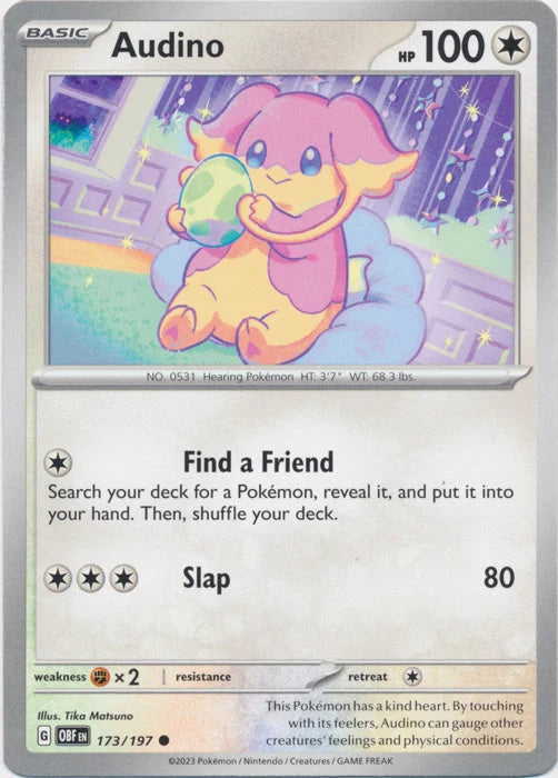 Audino [Common] #173/197 - Obsidian Flames