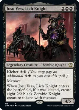 Josu Vess, Lich Knight - MTG Commander: Dominaria United R 113