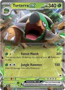 Torterra Ex [Double Rare] TEF #012/162 - Temporal Forces