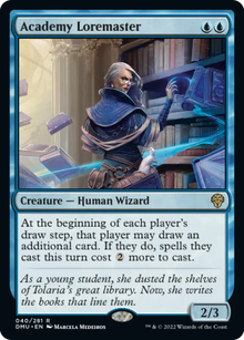 Academy Loremaster - Magic: The Gathering • R • 40 Dominaria United