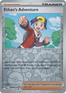 Ethan's Adventure [Reverse Holo Uncommon] #165 - Pokemon Destined Rivals