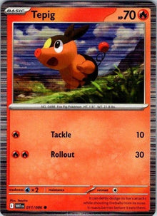 Tepig [Poster Holo Common] #011/086 - Pokemon White Flare