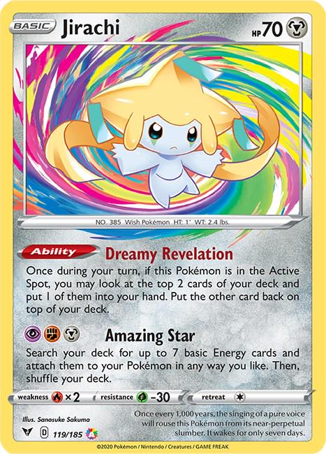 Jirachi [Amazing Rare] 119/185 - Pokémon Vivid Voltage