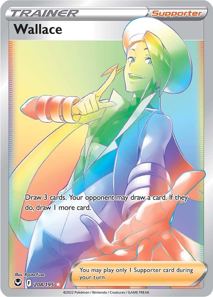 Wallace [Hyper Rare] #208/195 - Silver Tempest