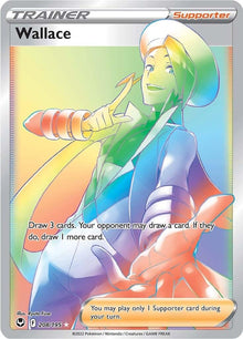 Wallace [Hyper Rare] #208/195 - Silver Tempest