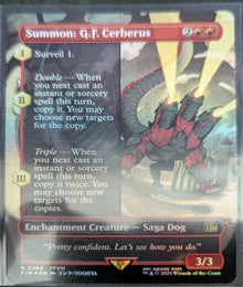 Summon: G.F. Cerberus [Borderless Foil] #368 Magic Final Fantasy