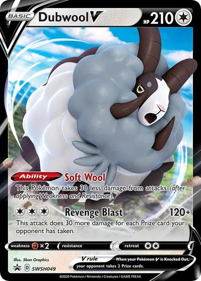 Dubwool V [Promo] SWSH049 - Pokémon Sword & Shield Promo