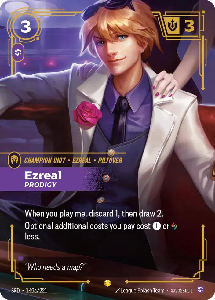 Ezreal - Prodigy (Alternate Art) 149a/221 - Spiritforged