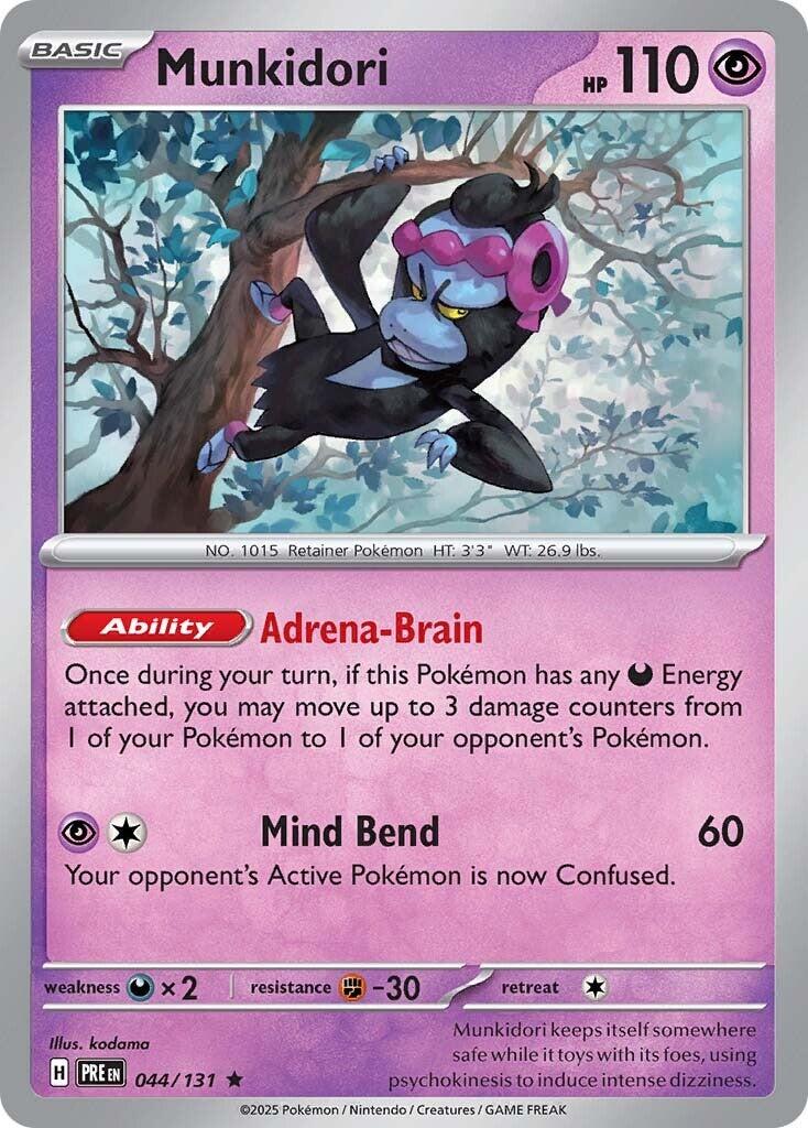 Munkidori [Rare] #044/131 - Pokemon Prismatic Evolutions
