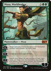 Nissa, Worldwaker - MTG Magic 2015 (M15) M 187