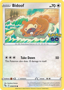Bidoof [Common] #059/078 - Pokemon Go