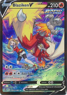 Blaziken V [Ultra Rare] #TG14/TG30 - Silver Tempest