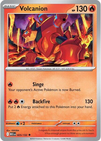 Volcanion [Uncommon] #025/132 - Pokemon Mega Evolution