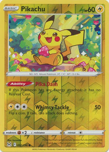 Pikachu [Reverse Holo] #52 Pokemon Lost Origin