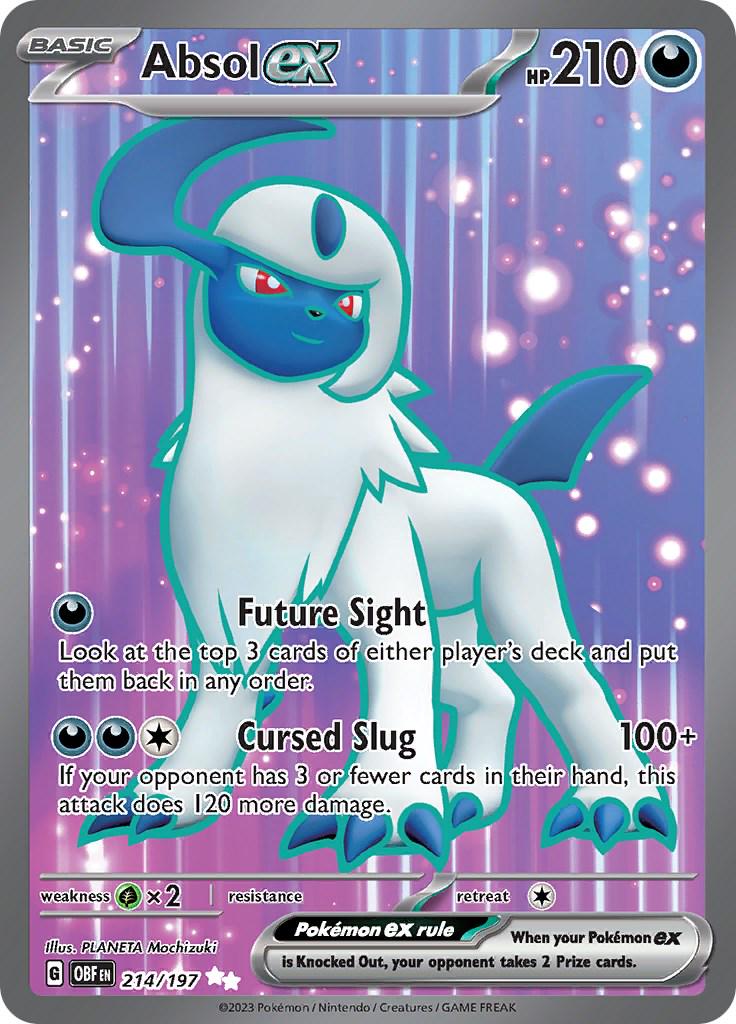 Absol ex [Ultra Rare] 214/197 - Pokemon Obsidian Flames