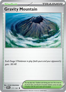 Gravity Mountain [Uncommon] #177/191 - Pokemon Surging Sparks