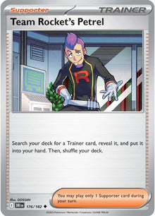 Team Rocket's Petrel [Uncommon] #176/182 - Pokemon Destined Rivals