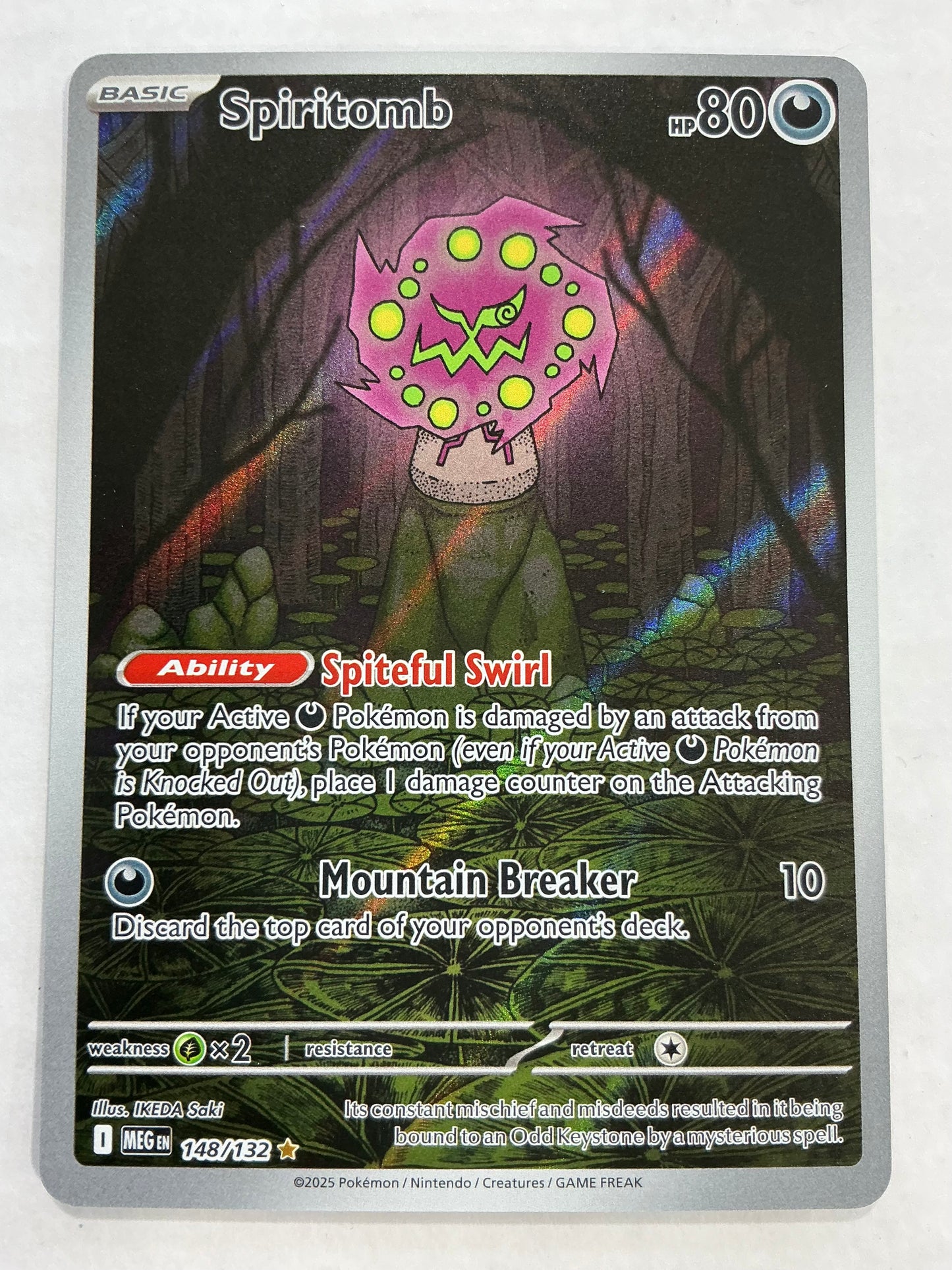 Spiritomb [Illustration Rare] #148/132 - Pokemon Mega Evolution